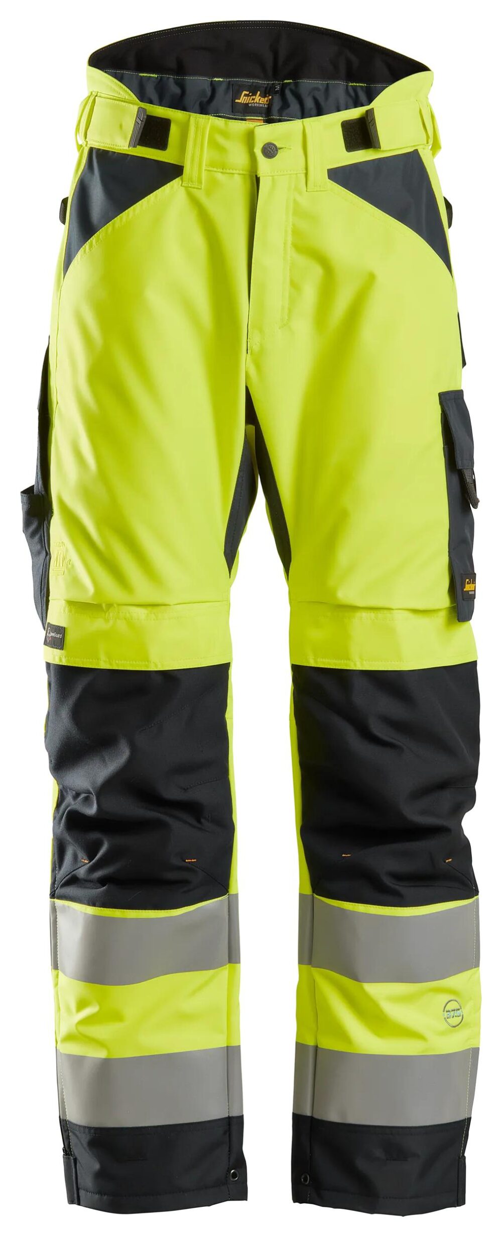 High-Vis, Spodnie odblaskowe ocieplane 37.5®, EN 20471/2 — Żółty Odblaskowy / Czarny