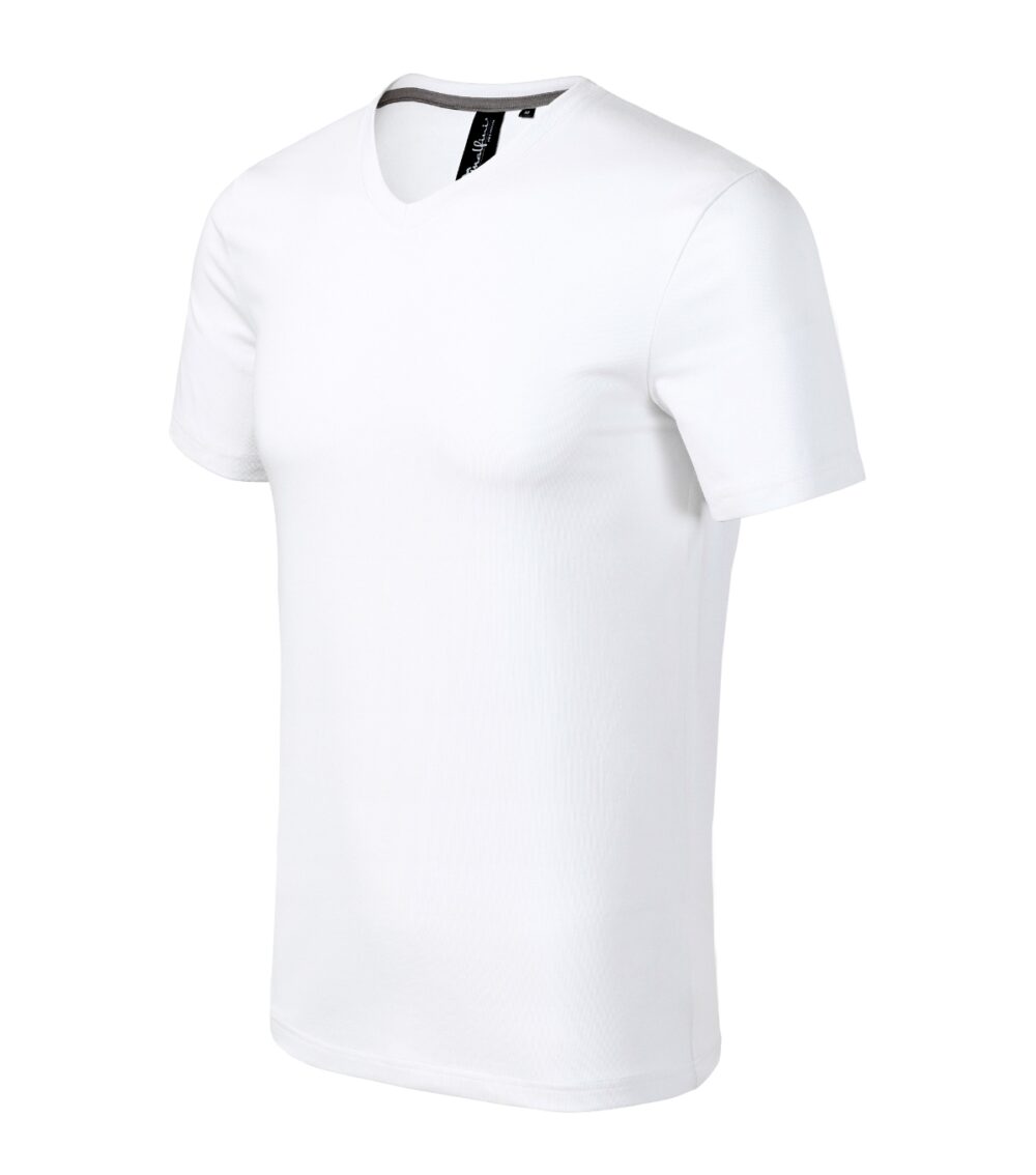 Koszulka męska MALFINI Premium Action V-neck — Biały