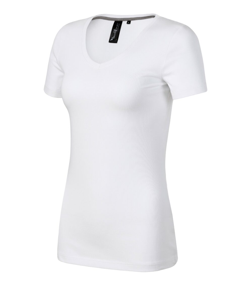 Koszulka damska MALFINI Premium Action V-neck — Biały