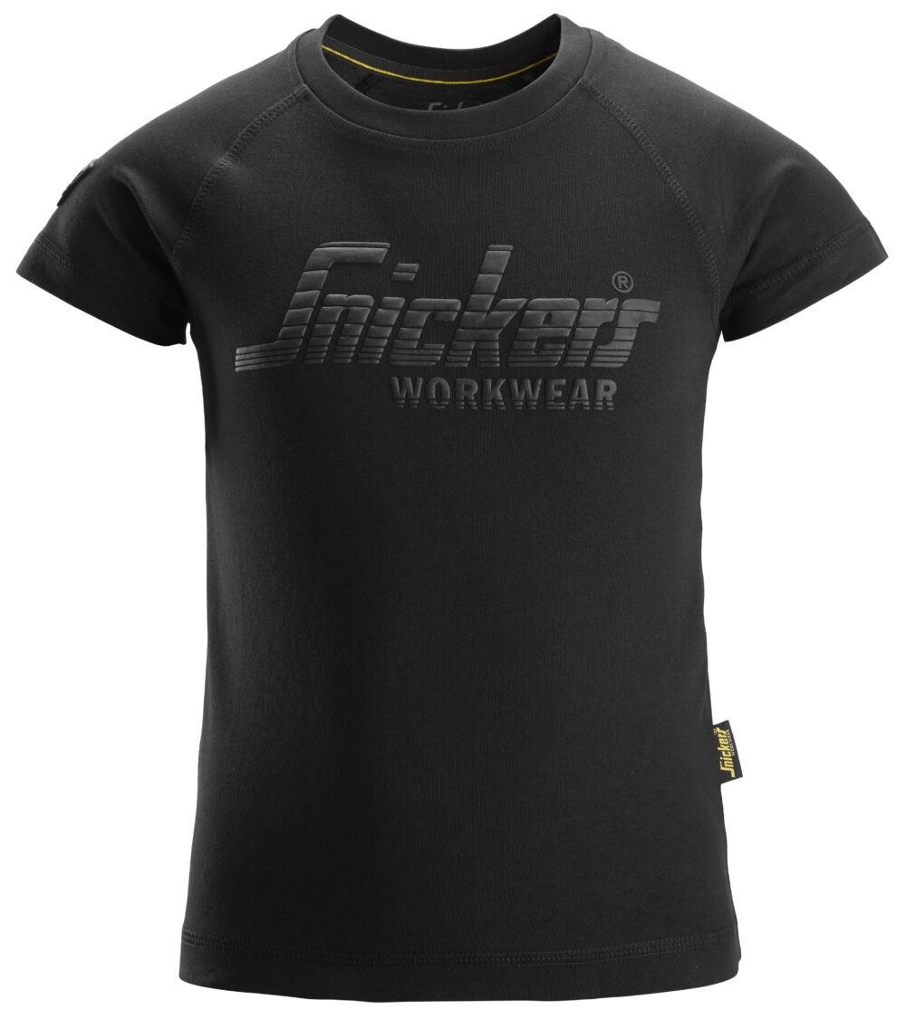 T-shirt Logo Junior — Czarny