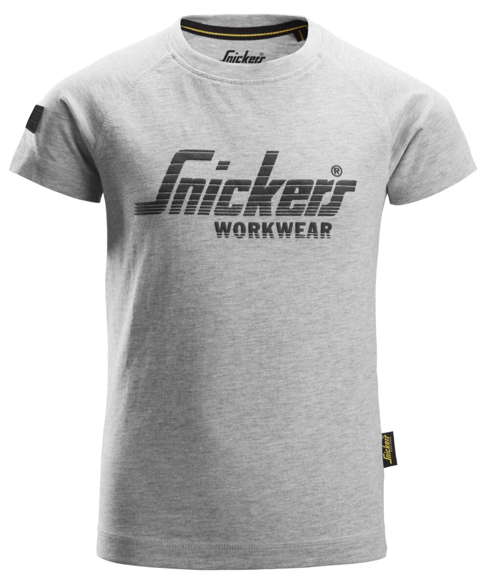 T-shirt Logo Junior — Szary Melanż