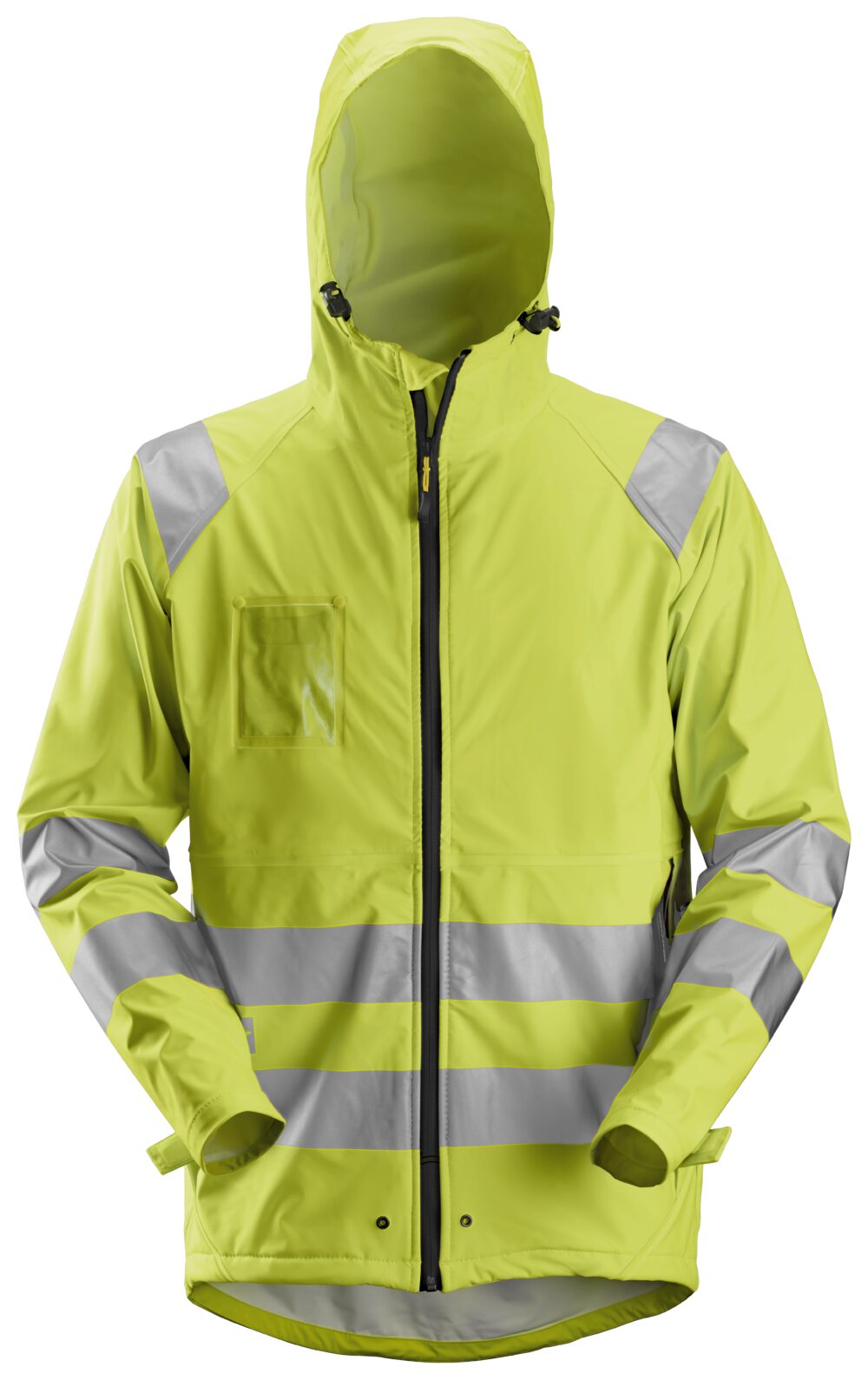 High-Vis, Kurtka odblaskowa przeciwdeszczowa PU, EN 20471/3