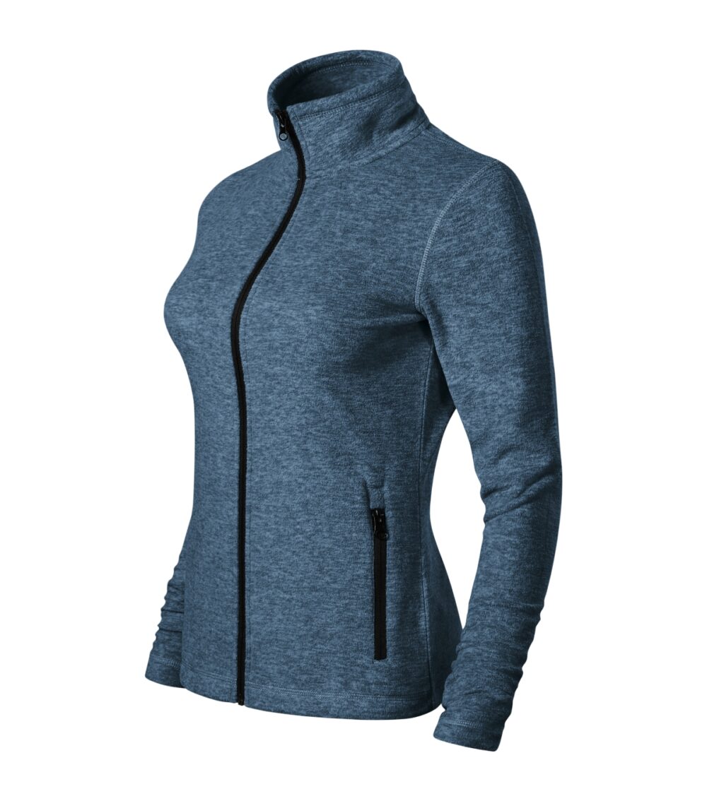 Micro polar damski MALFINI Factor — Ciemny denim melanż