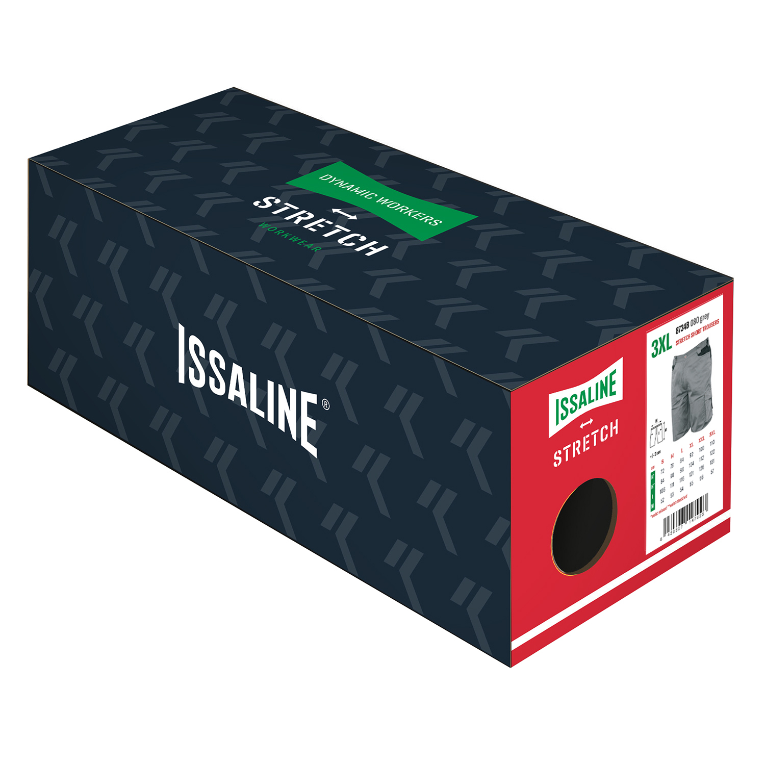 Spodnie robocze bermudy STRETCH w pudełku 8734B - obrazek 2