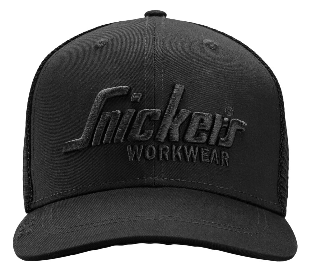 Czapka z daszkiem Trucker — Czarny