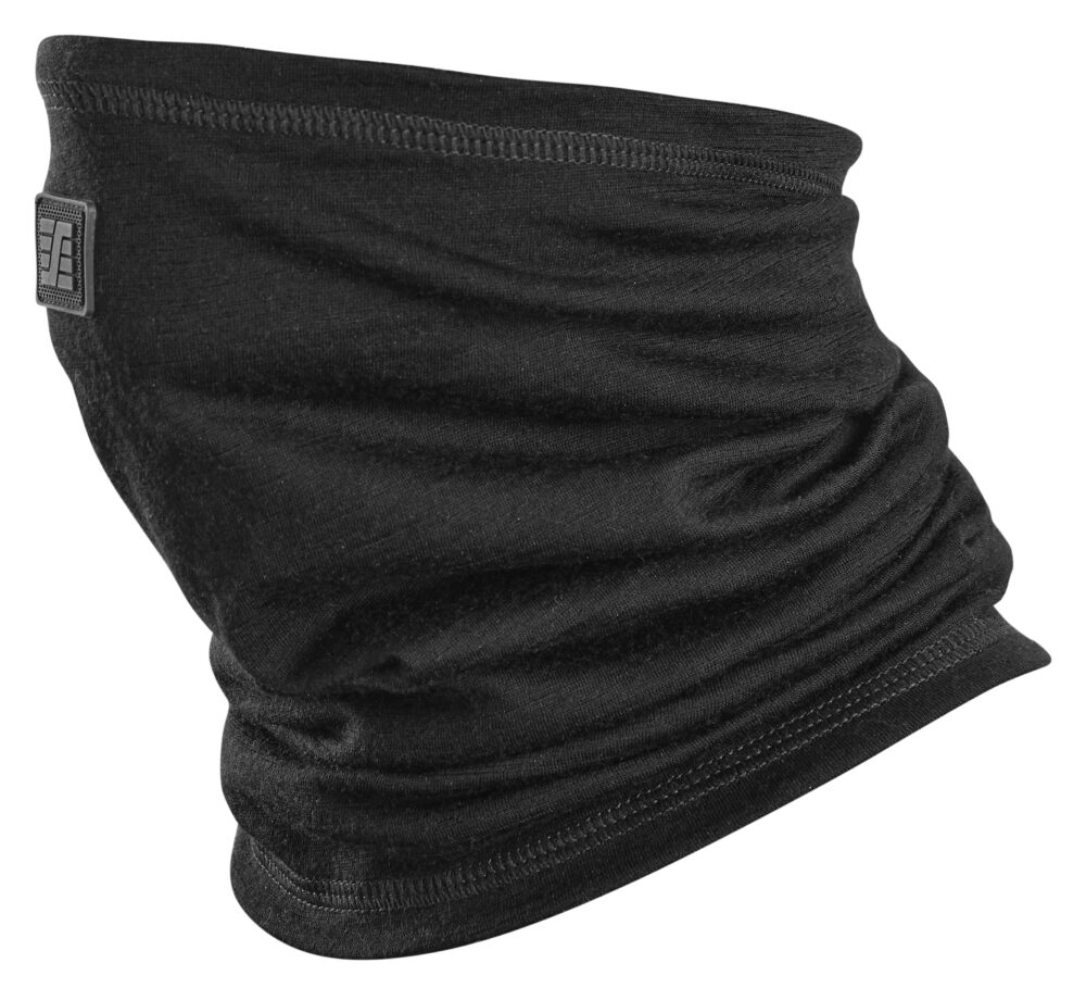 Komin wielofunkcyjny Merino — Czarny