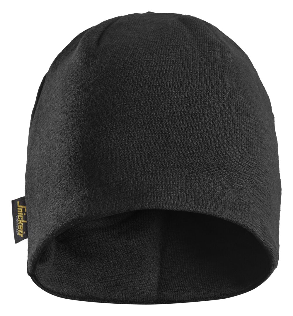 ProtecWork, Wełniana czapka Beanie — Czarny