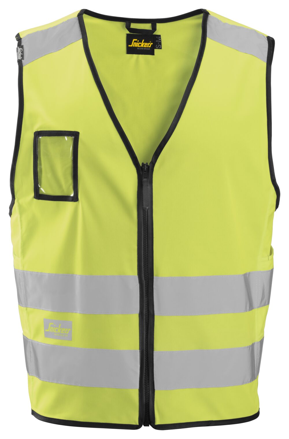 High-Vis, Kamizelka odblaskowa MultiPockets™ - na suwak, EN 471/2 — Żółty Odblaskowy