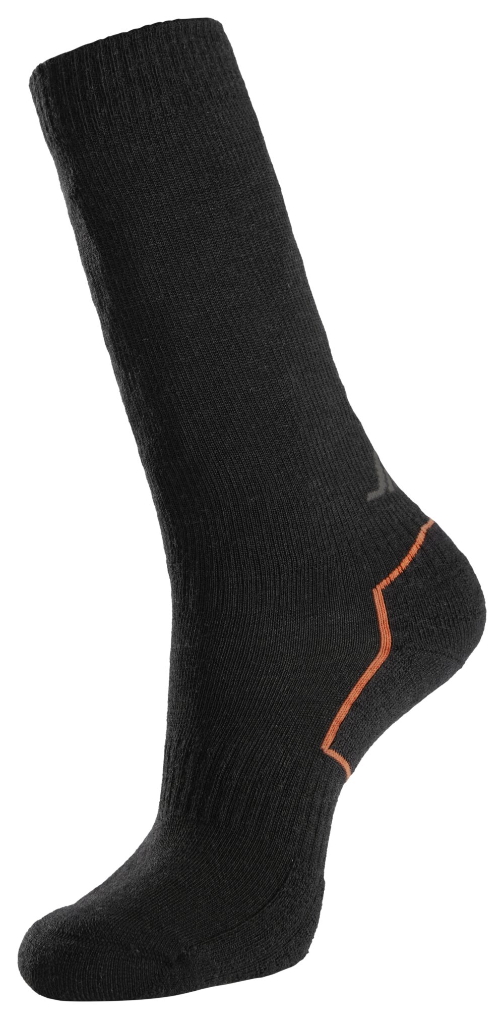 Skarpety wełniane, frotte, 2-pak — Czarny