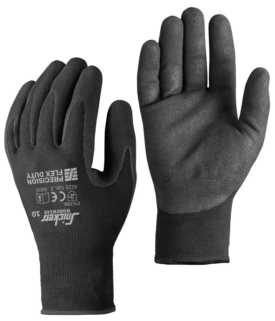 Rękawice Precision Flex Duty — Czarny