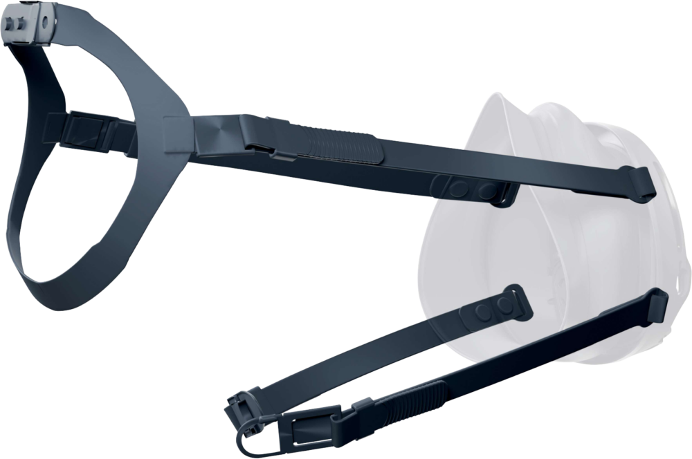 Regulowane paski nagłowia do półmaski airstorm Delta Plus AIRSTORMSTRAP — Granatowy