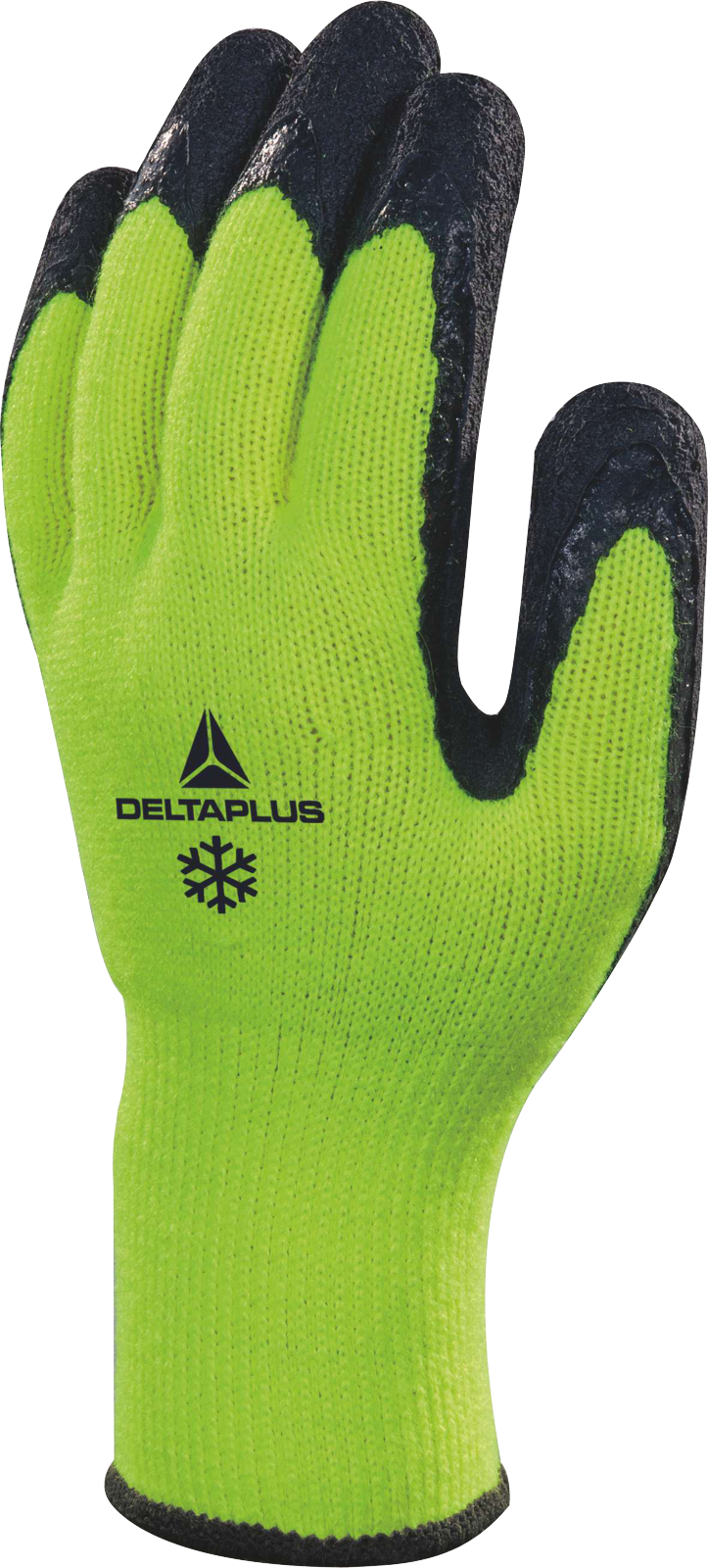 Rękawice dziane z akrylu Delta Plus APOLLON WINTER VV735 — Żółty fluo-czarny