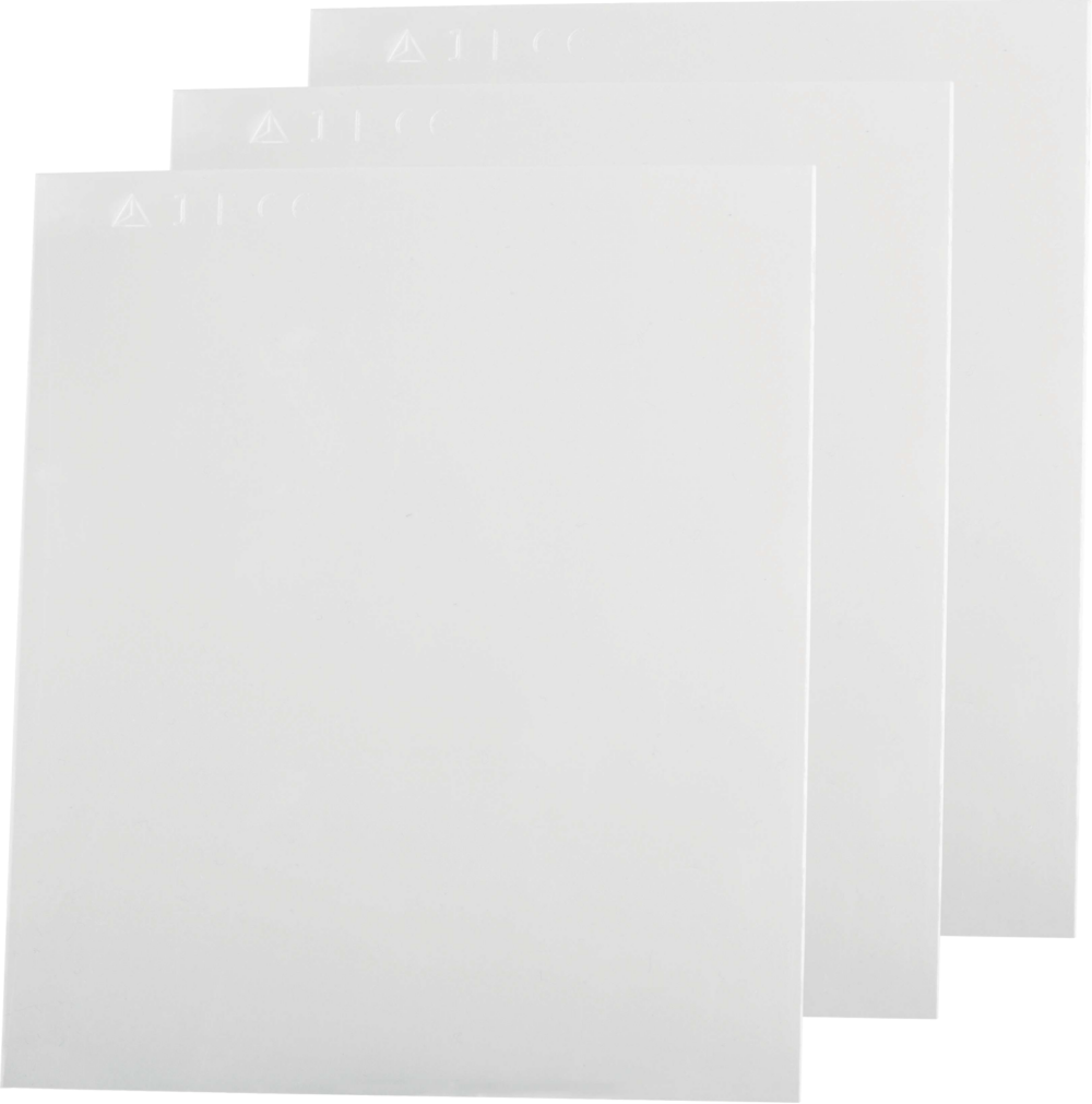 Zestaw 5 wymiennych szybek zewnętrznych do przyłbicy Delta Plus BARRIER PLATE 2 — Bezbarwny