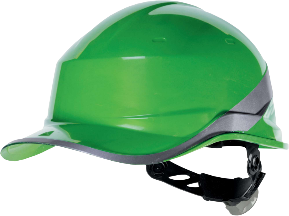 Hełm ochronny z abs Delta Plus DIAMOND VI PEAK — Zielony
