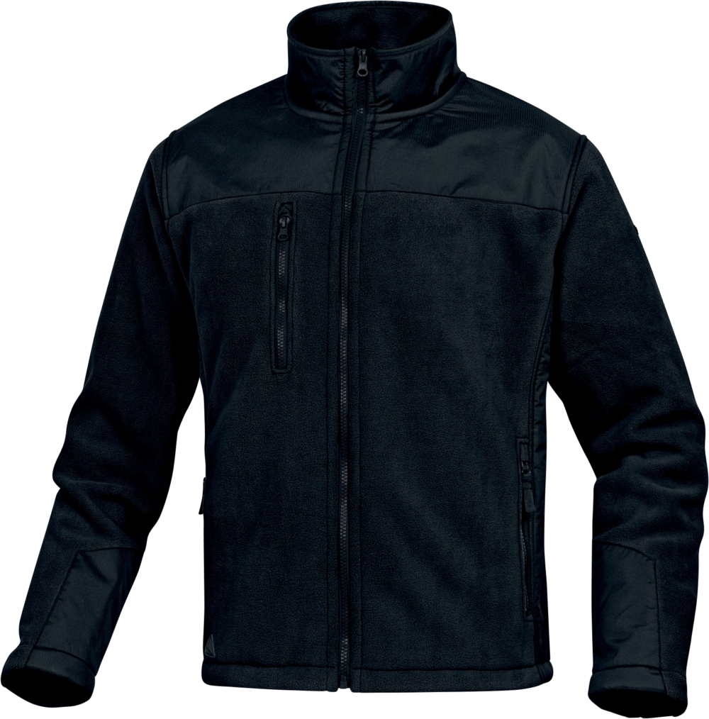 Bluza z polaru poliestru Delta Plus BRIGHTON2 — Czarny