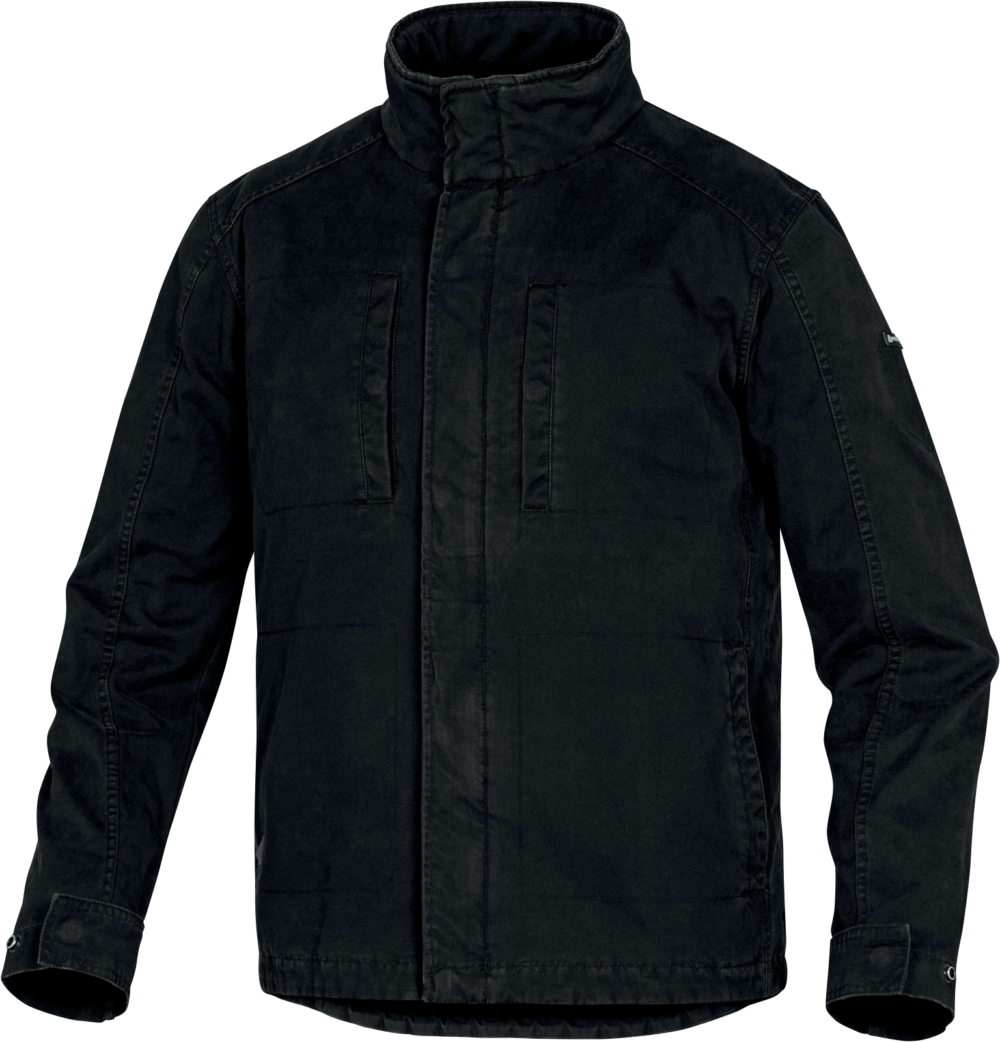BLUZA Z BAWEŁNY 270 g/m² Delta Plus KOPER — Czarny