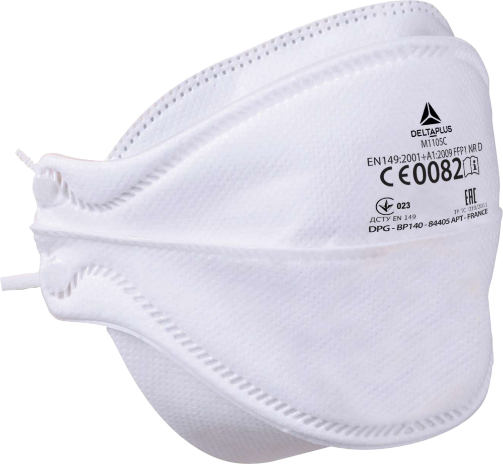 Opakowanie 20 półmasek z filtrem ffp1 Delta Plus M1105 — Biały