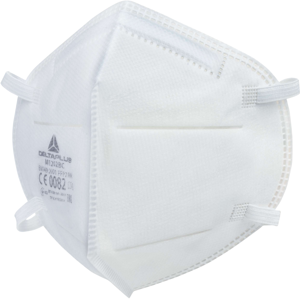 Opakowanie 30 półmasek jednorazowych ffp2 Delta Plus M1202B — Biały