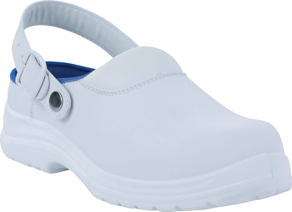 Chodaki z mikrofibry Delta Plus MAUBEC4 SBEA SR — Biały