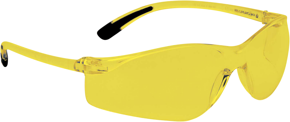 Okulary z poliwęglanu Delta Plus MEIA YELLOW — Żółty