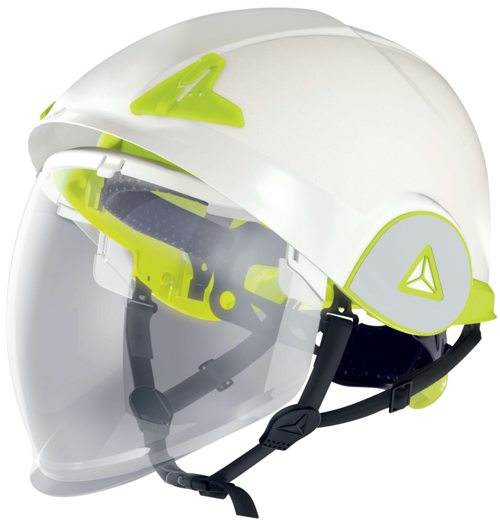 Specjalistyczny hełm ochronny z abs Delta Plus ONYX2 BLANC — Biały