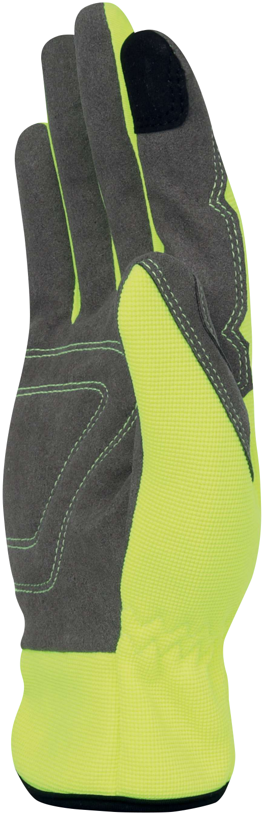 Rękawice z funkcją dotykową Delta Plus PE001 — Żółto-szary - obrazek 3