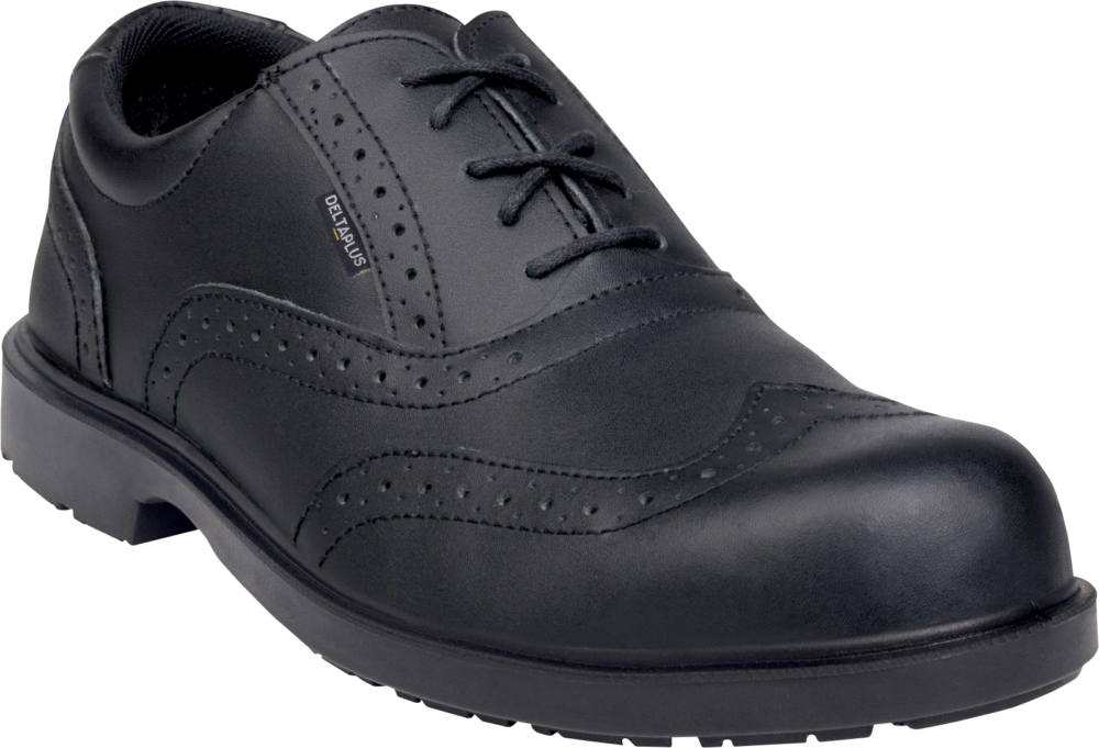 Półbuty z dwoiny licowej Delta Plus RICHMOND2 S1 SR — Czarny