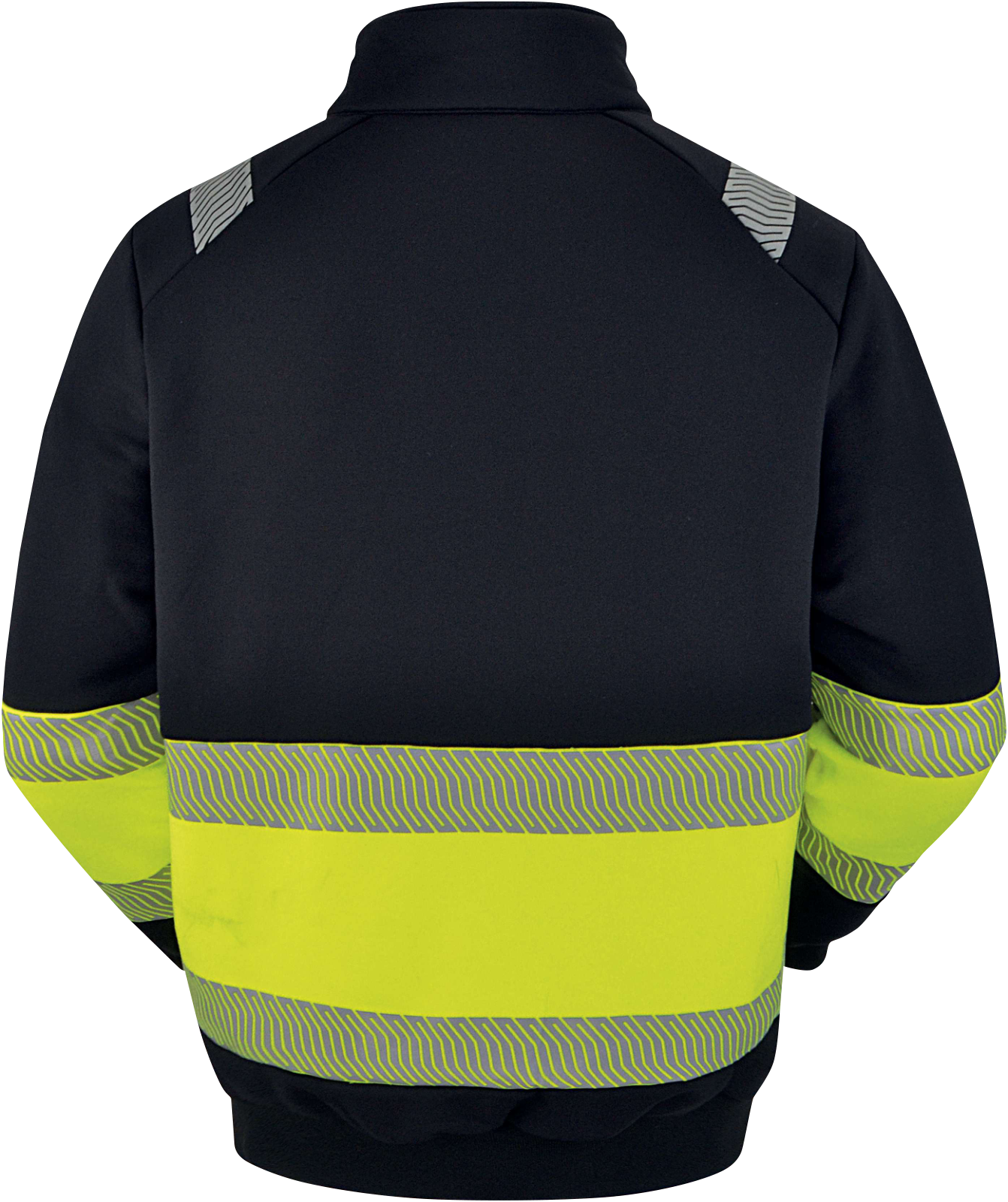 Kurtka ostrzegawcza Delta Plus SHERPAHV — Żółty fluo-czarny - obrazek 4