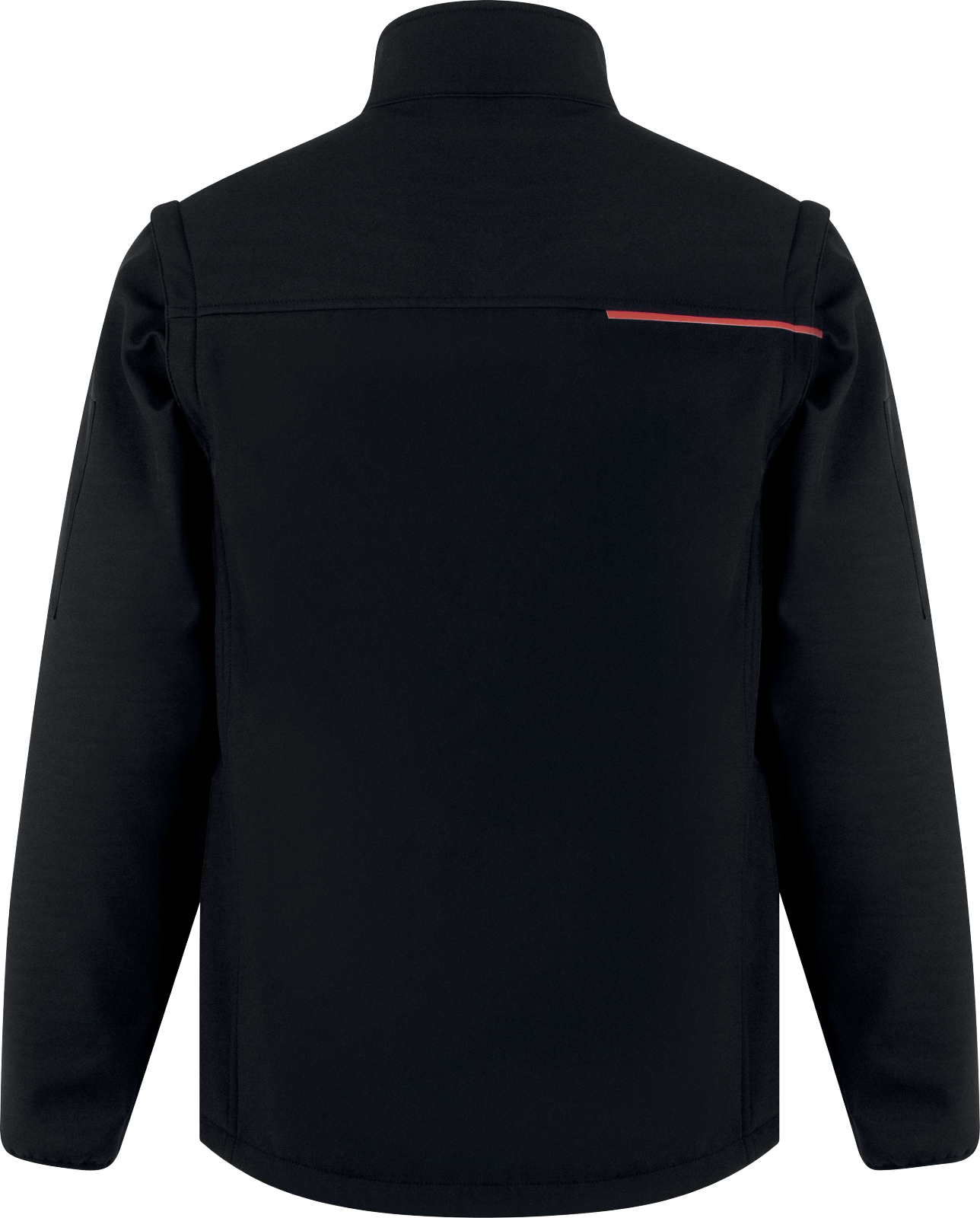 Softshell 2 w 1 - softshell 96% elastan z recyklingu 4% Delta Plus SOCCIA — Czarno-czerwony - obrazek 6