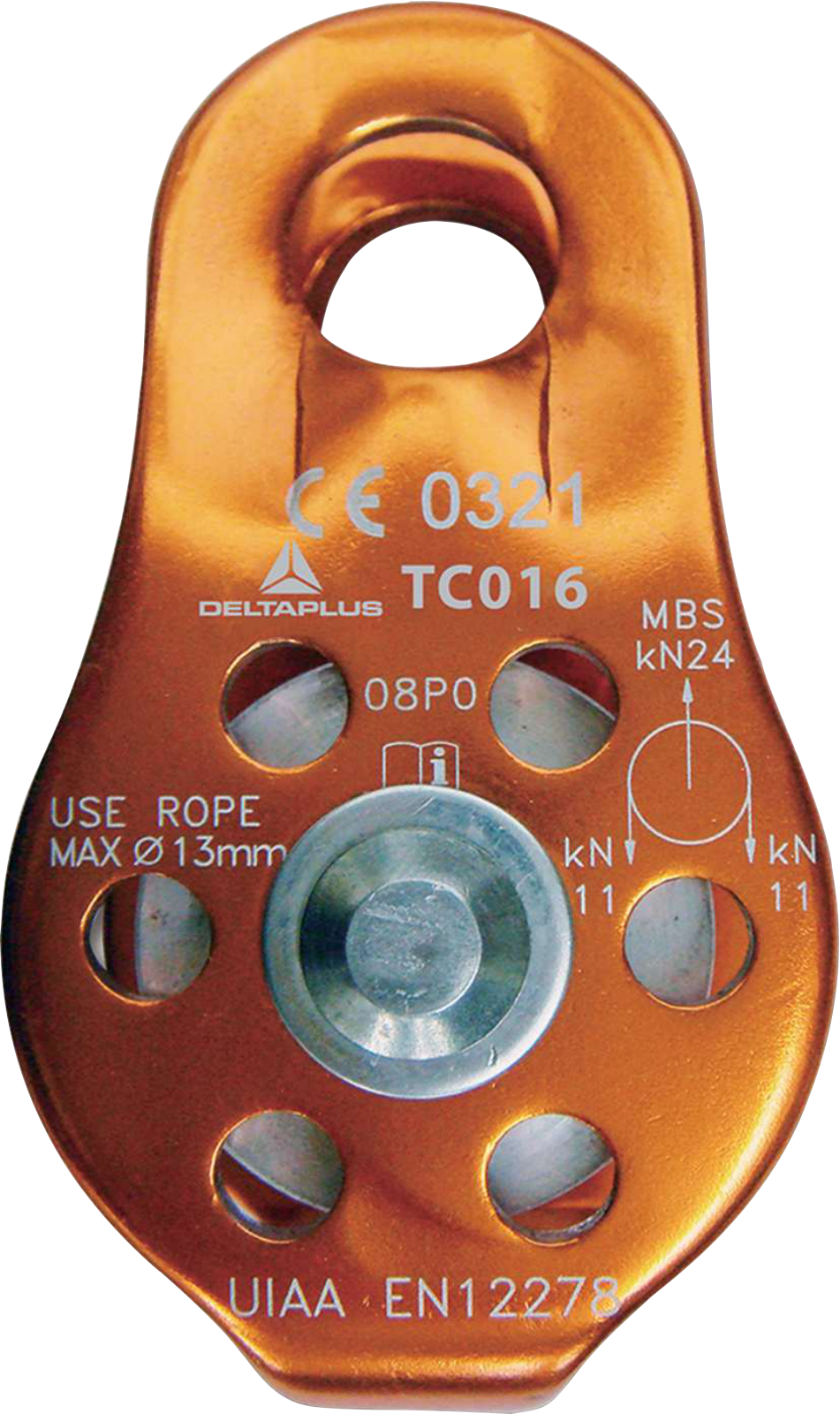 Mini bloczek Delta Plus TC016 — Pomarańczowy