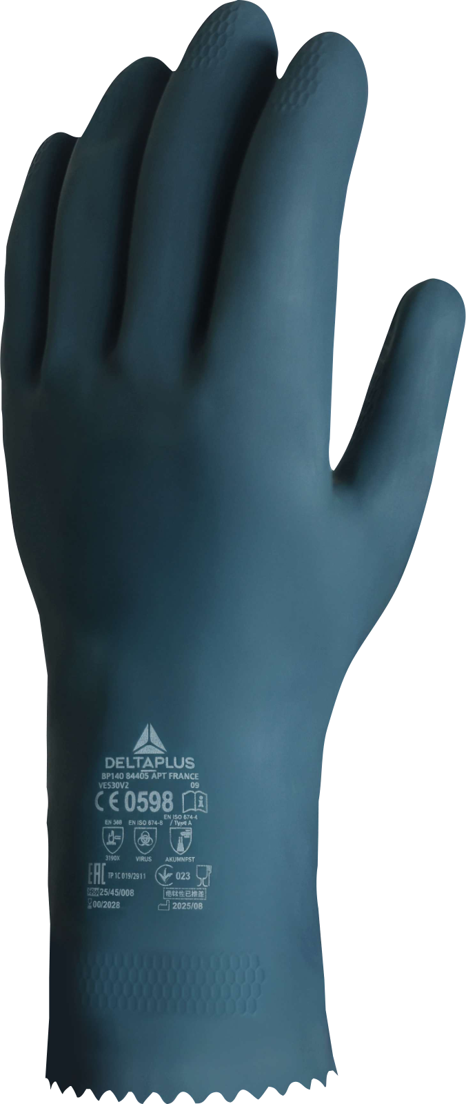 Rękawice z neoprenu Delta Plus VE530V2 — Czarny