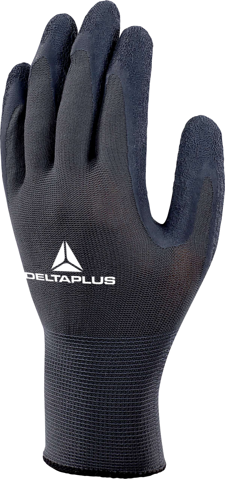Rękawice dziane z poliestru Delta Plus VE630 — Szaro-czarny