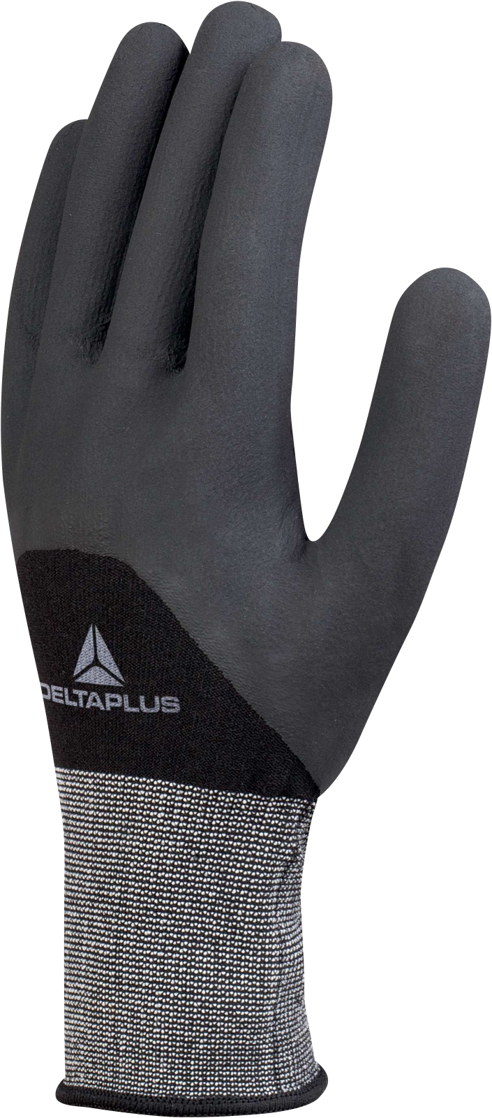 Rękawice dziane z poliestru spandex® Delta Plus VE725NO — Czarny