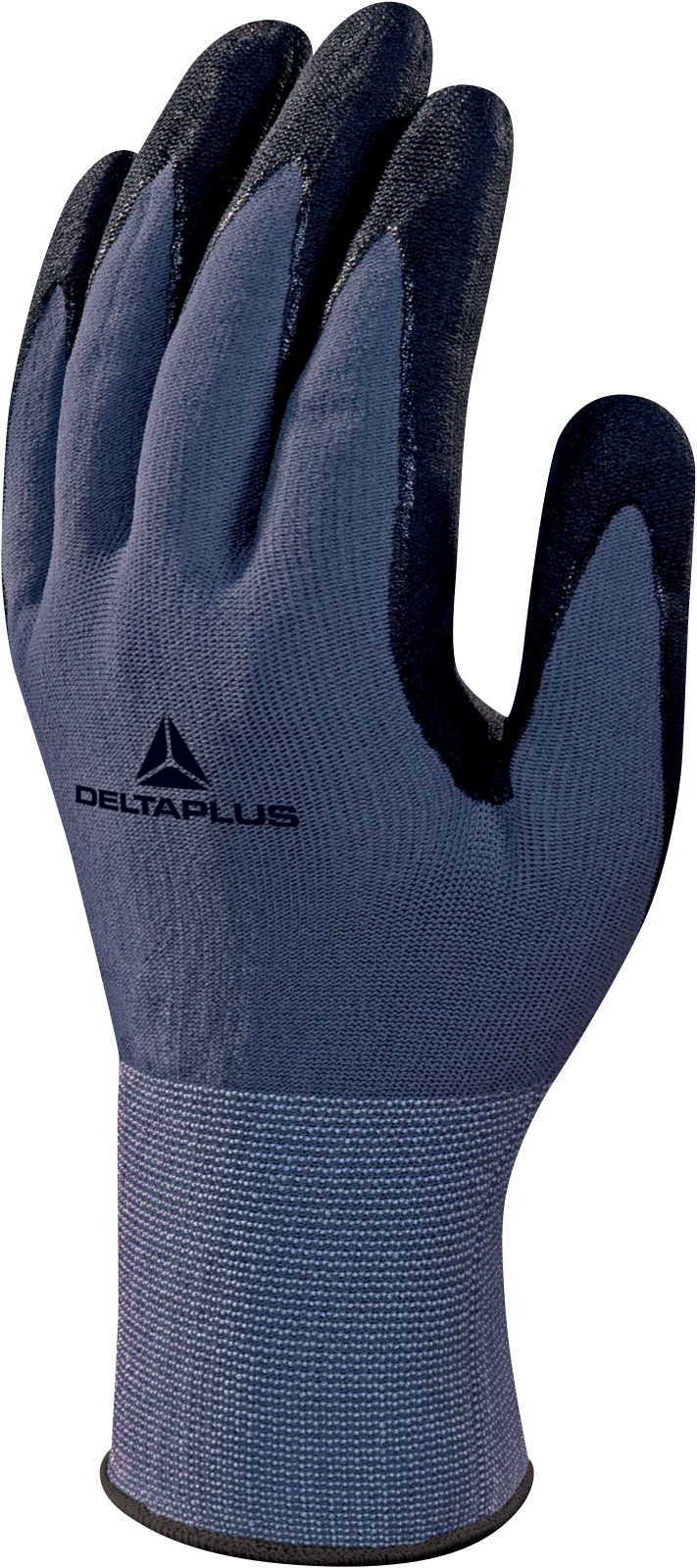 Rękawice dziane z poliamidu spandex® Delta Plus VE726 — Szaro-czarny