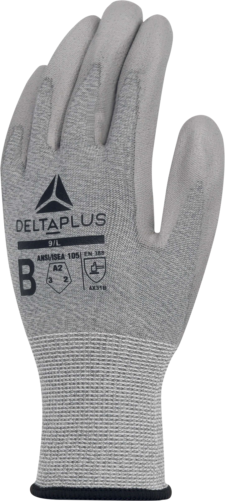 Rękawice dziane z włókna deltanocut Delta Plus VENICUTB08 — Szary