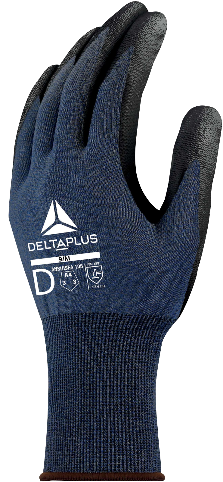 Rękawice dziane powlekane - nylon Delta Plus VENICUTD10 — Szary