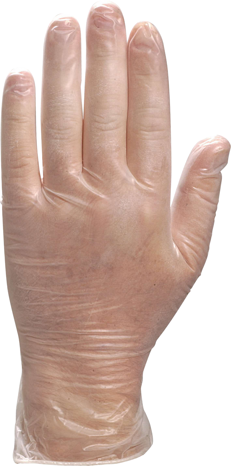Opakowanie 100 rękawic z winylu Delta Plus VENITACTYL V1371 — Przeźroczysty