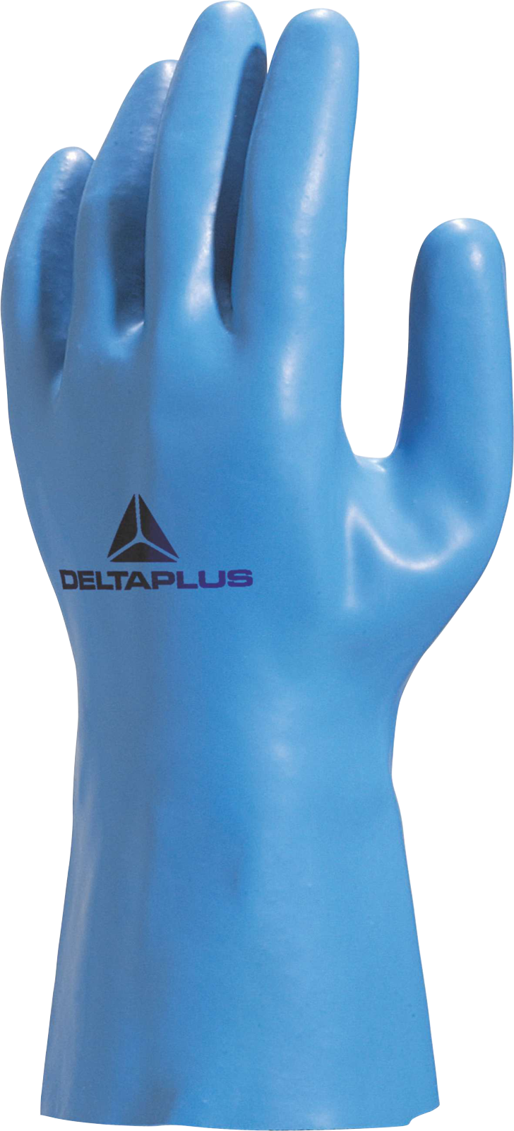 Rękawice z lateksu na wkładzie z bawełny interlock Delta Plus VENIZETTE VE920 — Niebieski