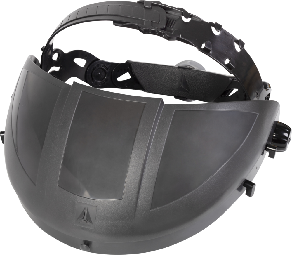 Uchwyt osłony twarzy z osłoną podbródka Delta Plus VISOR-H — Szary