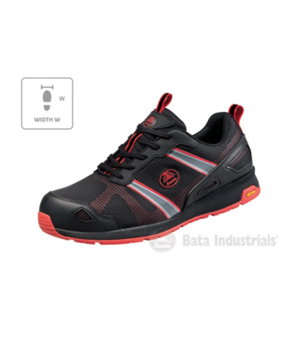 Półbuty unisex BATA INDUSTRIALS Bright 031 W — Czarny
