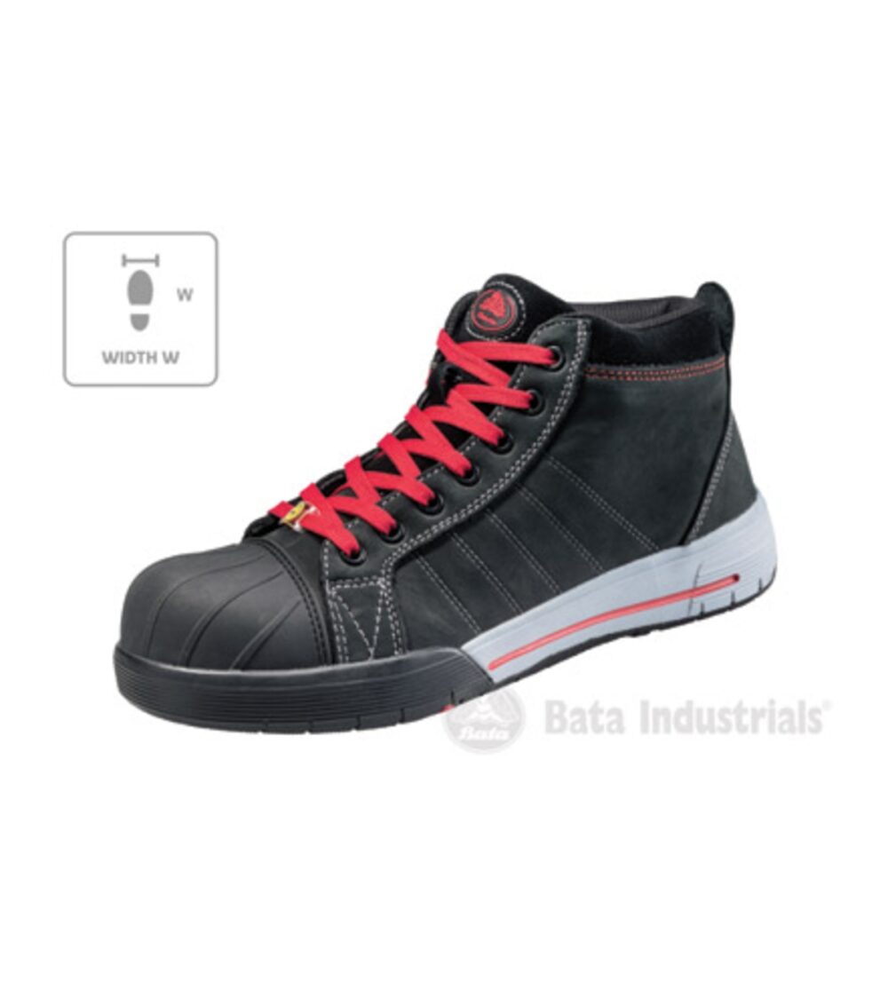 Buty do kostki unisex BATA INDUSTRIALS Bickz 733 W — Czarny