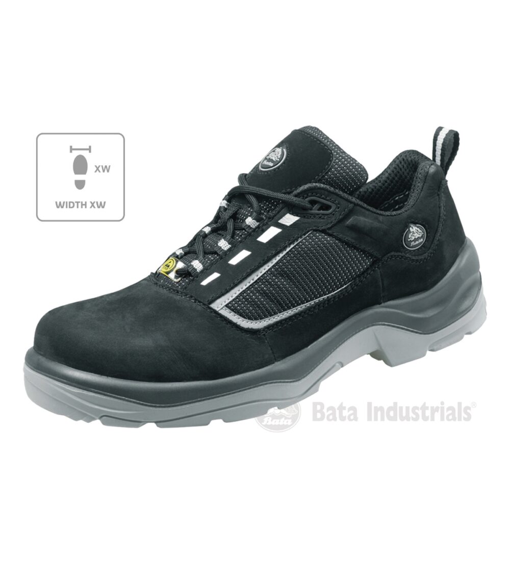Półbuty unisex BATA INDUSTRIALS Saxa XW — Czarny