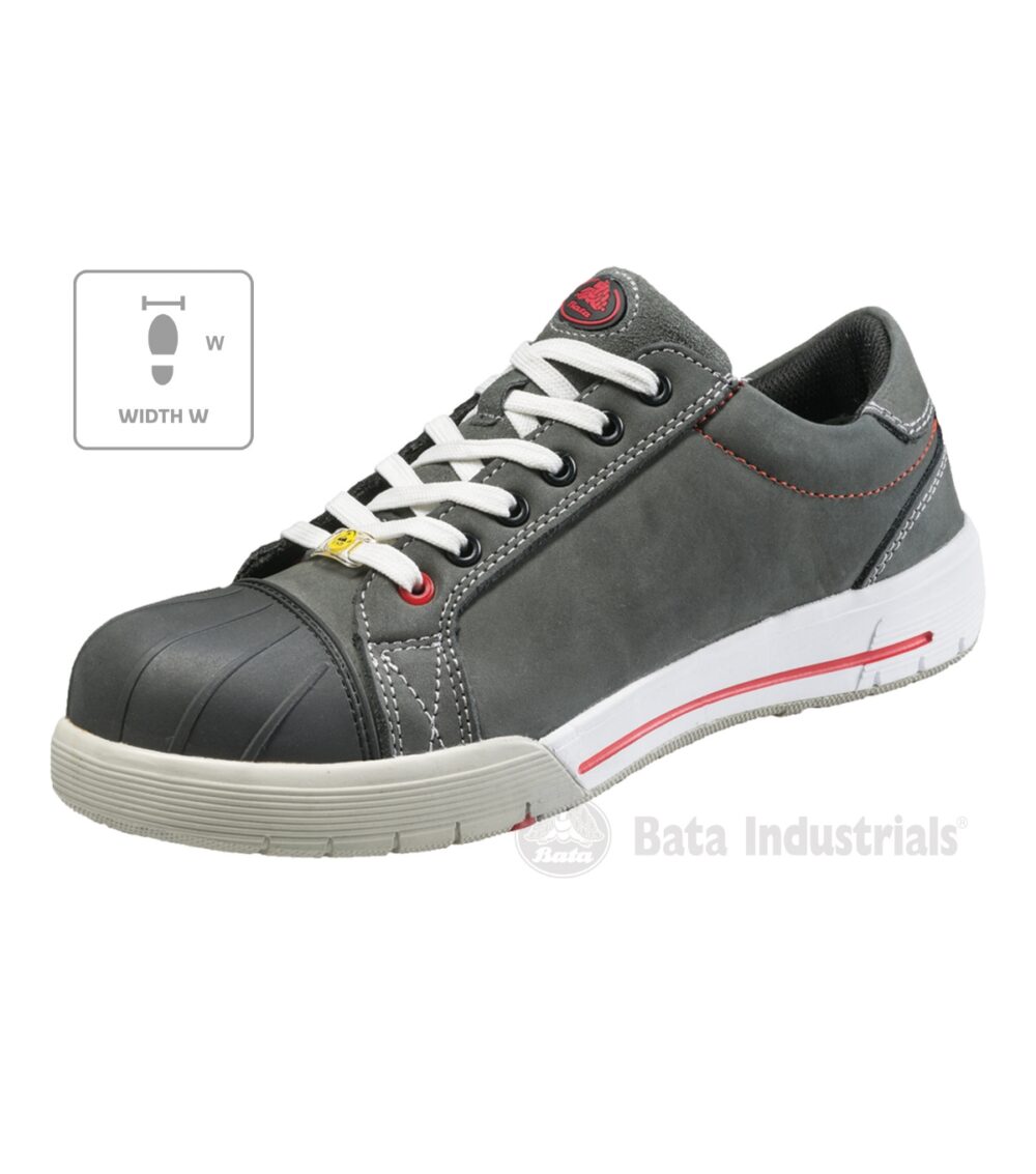 Półbuty unisex BATA INDUSTRIALS Bickz 728 W — Ciemno szary