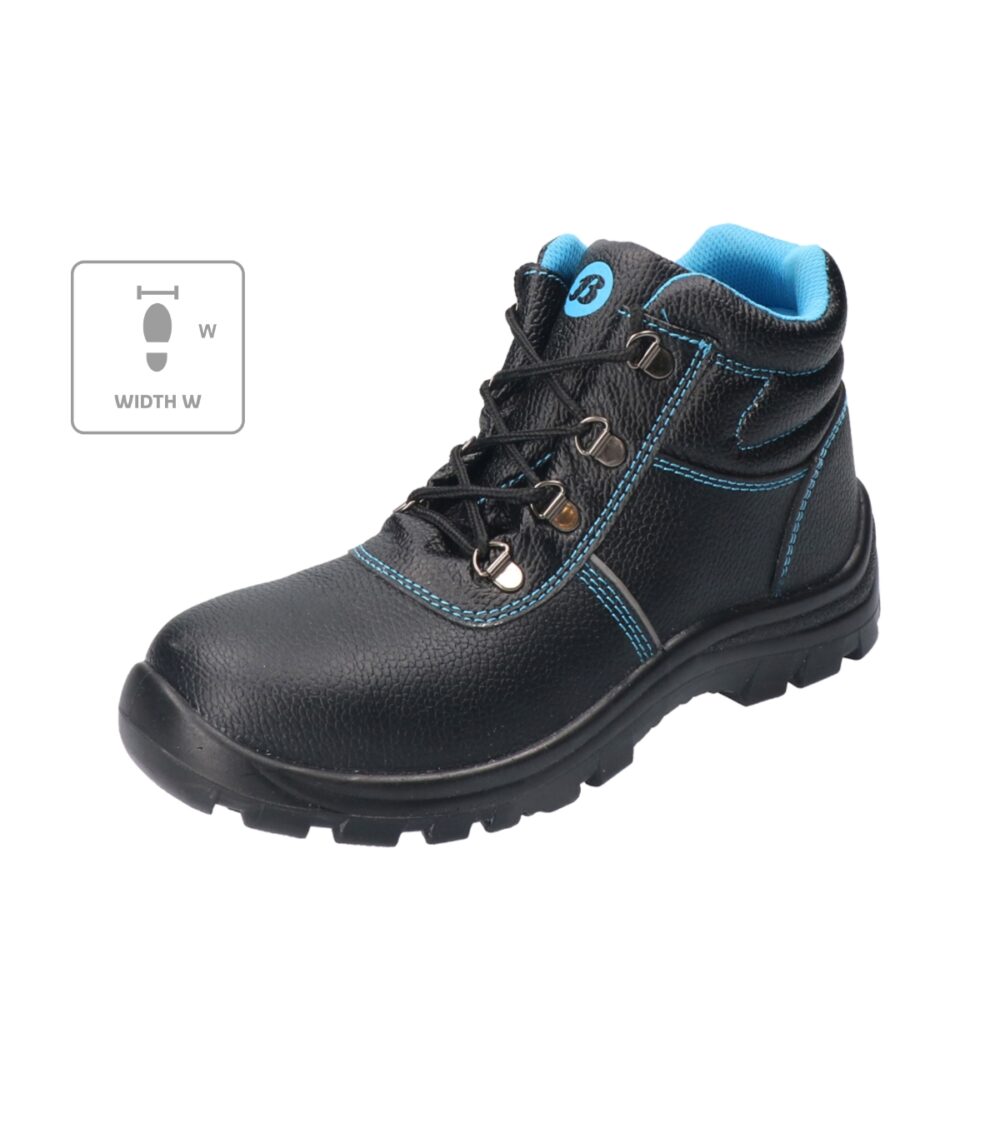 Buty do kostki unisex BATA INDUSTRIALS Sirocco blue W — Czarny