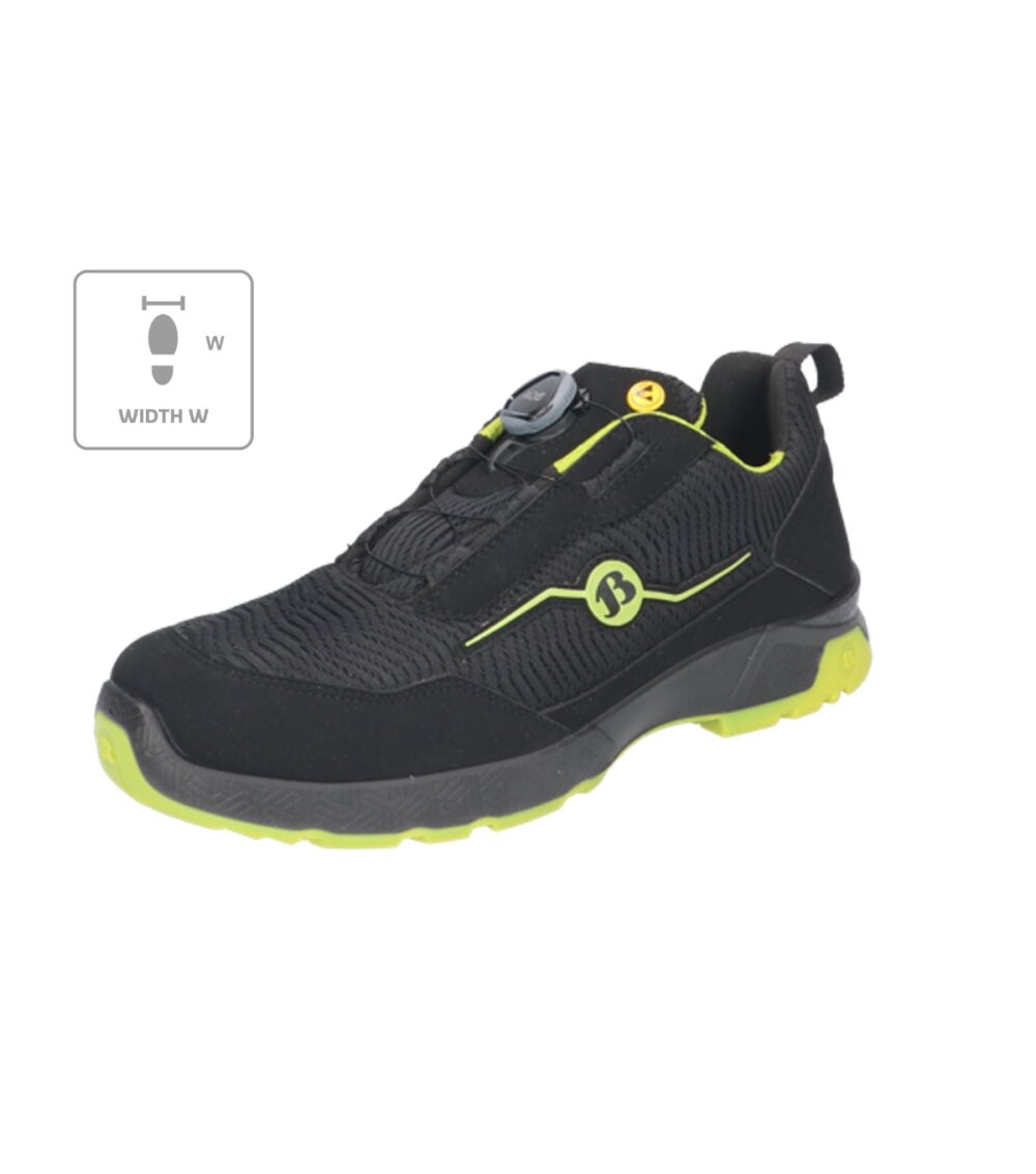 Półbuty unisex BATA INDUSTRIALS SUMM FOUR W — Czarny