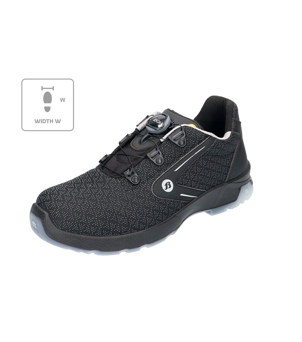 Półbuty unisex BATA INDUSTRIALS SUMM SEVEN W — Czarny