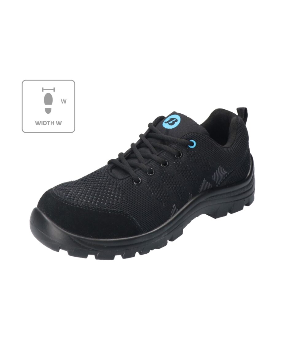 Półbuty unisex BATA INDUSTRIALS Solano W — Czarny
