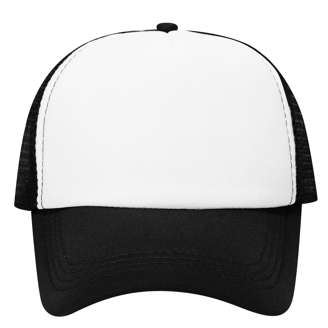 Czapki CZ 5 P TRUCKER BK/WH — Czarny / Biały - obrazek 2