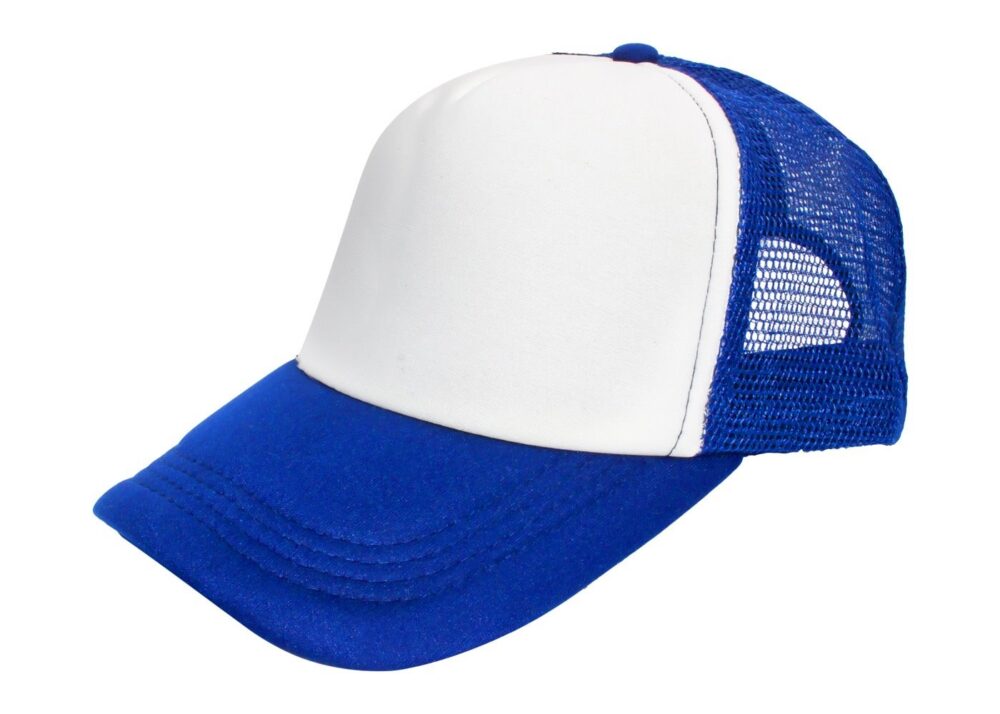 Czapki CZ 5 P TRUCKER RB/WH — Królewski Niebieski / Biały