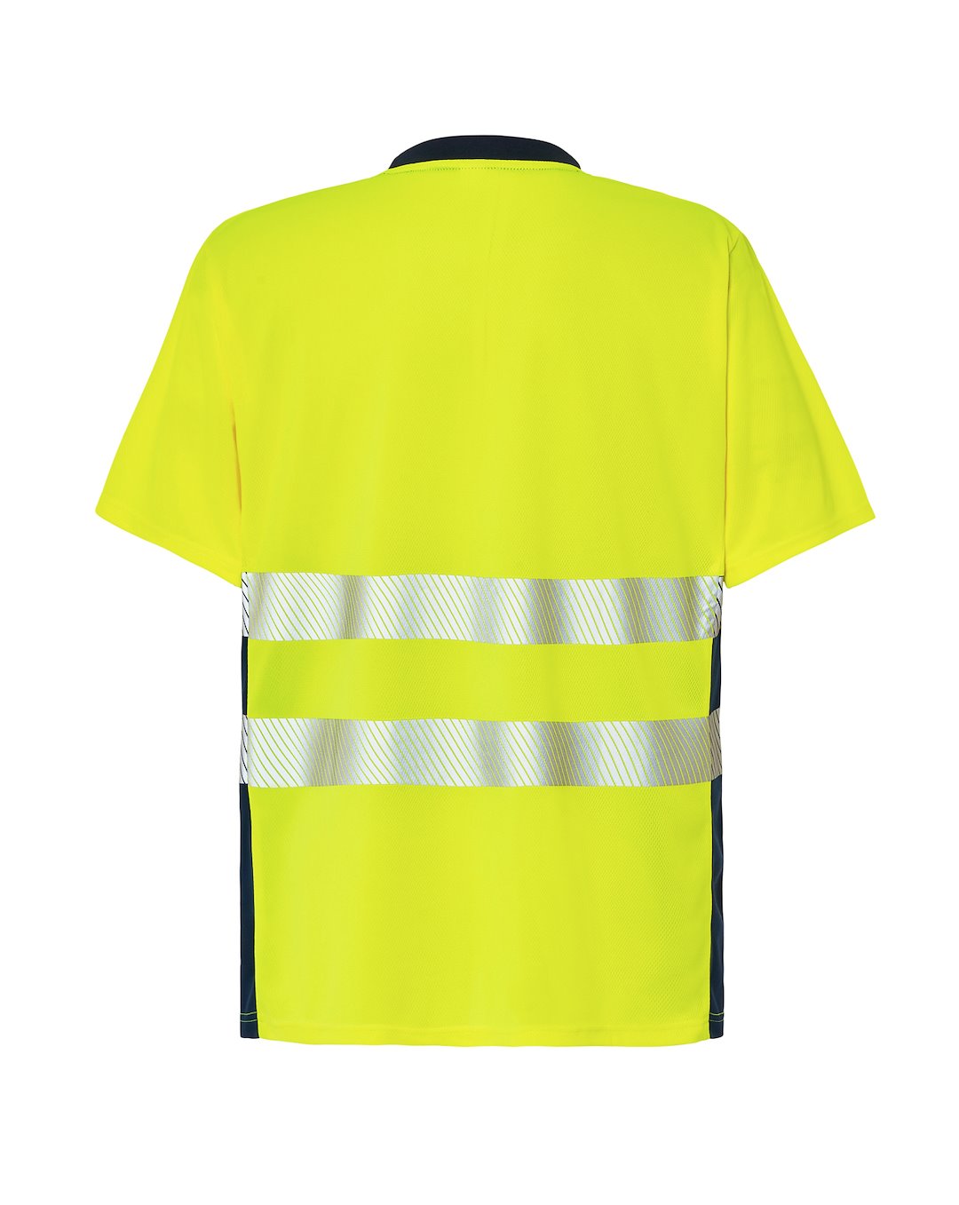 JHK HV01U00 Koszulka tech SS NYSYF — Granatowy / Złoty Fluo - obrazek 2